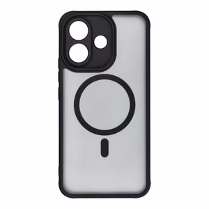 Ar MagSafe saderīgs vāciņš Full Matte Mag Cover Xiaomi Redmi Note 17 Pro 5G, melns