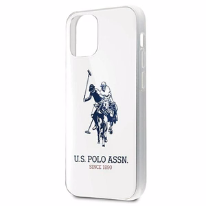US Polo USHCP12STPUHRWH Shiny Big Logo vāciņš ierīcei iPhone 12 mini 5.4", balts