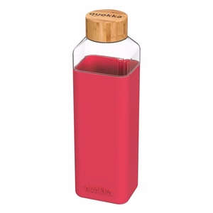 Quokka Storm stikla ūdens pudele, 700 ml, bordo