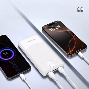 Wozinsky Wpower WPBBK-3 10000 mAh 10W ārējais akumulators, 2x USB-A 2A, balts