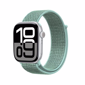Crong Nylon Apple Watch sporta siksniņa, 38/40/41/42 mm, Atlantic Green