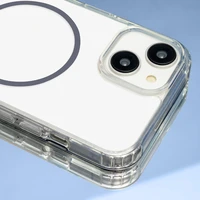 Anti Shock Īpaši plāns Magnētiskais viedtālruņa apvalks iPhone 12 / 12 Pro 6,1" pelēks