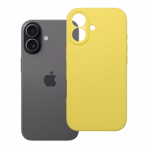 Silikona viedtālruņa apvalks 2mm IPHONE 17 citrondzeltens