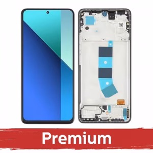 LCD displejs saderīgs ar Xiaomi Redmi 13 4G / Redmi 13 5G / Poco M6 4G melns ar rāmi OEM