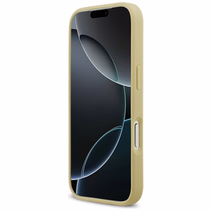 Guess Rhinestone Triangle Logo viedtālruņa apvalks iPhone 17 Pro - zelta