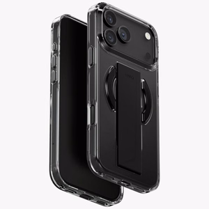 Uniq Heldro Air viedtālruņa apvalks iPhone 17 Pro Max Magnētiskā uzlāde - melns