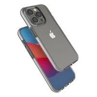 Spring Case viedtālruņa apvalks iPhone 14 Pro silikona apvalks ar rāmi gaiši rozā