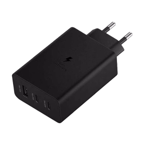 65 W tīkla lādētājs ar Power Delivery un Quick Charge, melns