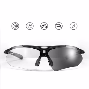 Rockbros 10143 fotohromās UV400 riteņbraukšanas brilles - melnas