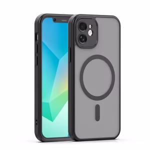 Mag Matt maciņš iPhone 12 6,1" melns