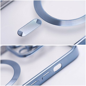 Maciņš Samsung A27 Electro Mag Cover saderīgs ar MagSafe titāna zils