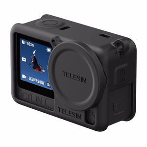 Telesin silikona aizsargvāciņš DJI Osmo Action 6 (melns)