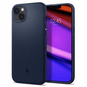 Spigen Mag Armor viedtālruņa apvalks iPhone 14 Plus - zils