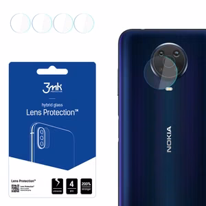 3MK FLEXIBLE GLASS LENS hibrīda stikls NOKIA G20 priekš 4 gab. kamerai