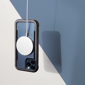 Raptic X-Doria Secure viedtālruņa apvalks iPhone 14 ar Magnētisko bruņotu zilu pārklājumu