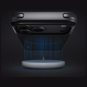 Uniq Keva Magclick Charging vāciņš iPhone 18 Pro / 17 Pro – melns