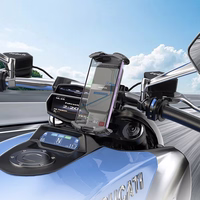 Velosipēdu, motociklu tālruņa turētājs Borofone BH105 melns