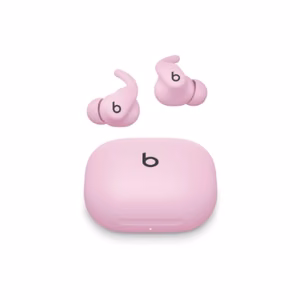 Beats (Beats Powerbeats Fit - bezvadu sporta austiņas ar trokšņa slāpēšanu un ļoti drošu piegulumu - Spilgti rozā)
