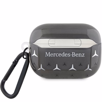 Mercedes MEAP8DPMGS AirPods Pro apvalks ar lielas zvaigznes rakstu, melns
