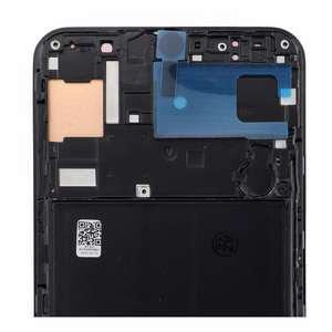 REWA OLED LCD displejs ar rāmi SAMSUNG A50, melns