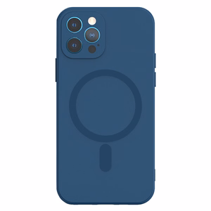 TEL PROTECT MagSilicone Viedtālruņa apvalks Iphone 14 Pro tumši zils