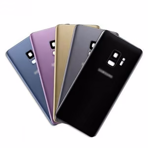 Aizmugurējais vāciņš saderīgs ar Samsung G965 S9 Plus / Midnight Black / (ar kameras lēcu) HQ