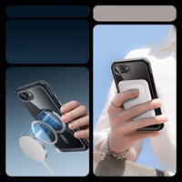 Supcase UB Mag MagSafe iPhone 16e viedtālruņa apvalks - melns