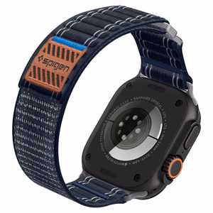 Spigen WBF0 ремешок для Apple Watch 44 / 45 / 46 / 49 mm — темно-синий