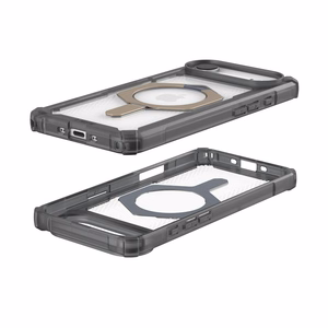 UAG Urban Armor Gear viedtālruņa apvalks PLASMA XTE saderīgs ar MagSafe iPhone 17 Air pelēks / titāns