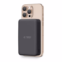 Tech-Protect PB12 LifeMag MagSafe 20000mAh Portatīvais lādētājs (m) - melns