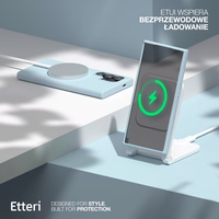 Etteri Silikona Mag maciņš for Samsung Galaxy S25 Ultra gaiši zils