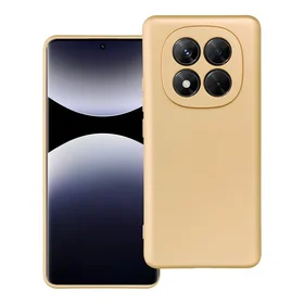 METALLIC viedtālruņa apvalks XIAOMI Redmi NOTE 14 Pro Plus 5G zelta