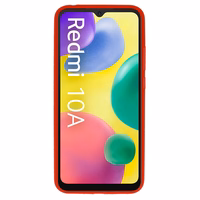 Vennus Case Silicone Lite viedtālruņa apvalks Xiaomi Redmi 10A sarkans (m)