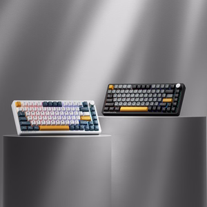 Machenike K600-B82W Bezvadu mehāniskā spēļu tastatūra ar apgaismojumu GR Silver Switch - melns