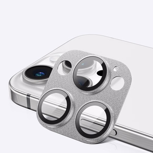 AmazingThing aviācijas klases sakausējuma rūdītais stikls objektīvam iPhone 16 Pro / 16 Pro Max - pelēks