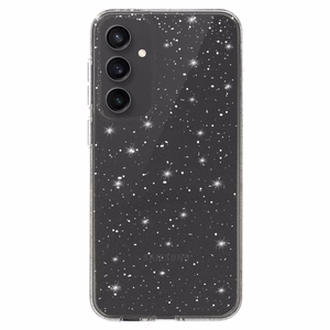 Kristāla mirdzošs viedtālruņa apvalks Samsung Galaxy S23 FE sudraba