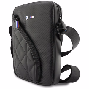 BMW Carbon Pockets & Metal Logo 8 collu plansetes soma - melns