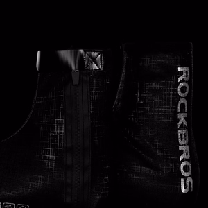 Rockbros LF1081 vēja un ūdensizturīgi apavu pārvalki 42-46 cm - melni