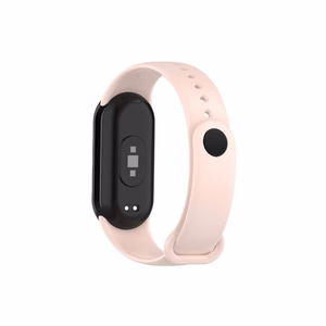 SILIKONA SIKSNIŅA MI BAND 8/M8 (1). GAIŠI ROZĀ