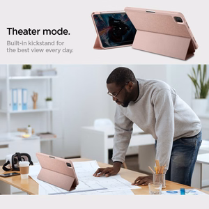 Spigen Urban Fit maciņš iPad Pro 11 collu 5 / 6 / 2024-2025 rozā