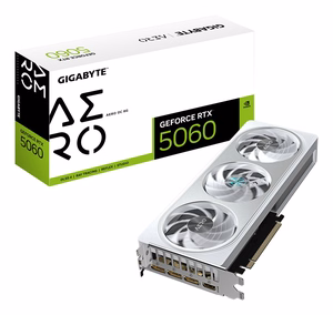 GIGABYTE GeForce RTX 5060 AERO OC 8G Videokarte - 8GB GDDR7