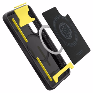 Spigen Rugged Armor Mag MagSafe Viedtālruņa apvalks Samsung Galaxy S25 - matēta melna