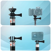 Tech-Protect GA100 Monopad & Selfie Stick priekš GoPro / DJI - melns