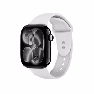 Crong Liquid Apple Watch siksniņa, 44/45/46/49 mm, balta
