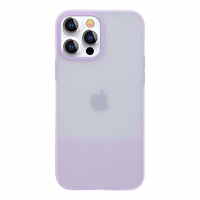 Kingxbar Plain Series viedtālruņa apvalks iPhone 13 Pro silikona apvalks violets