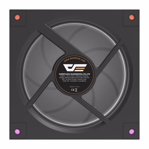 DarkFlash DM20 LINE dzesēšanas ventilators (melns)
