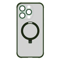 Tel Protect Maģiskais Magnētiskais Viedtālruņa apvalks ar statīvu Iphone 14 Pro Max zaļš