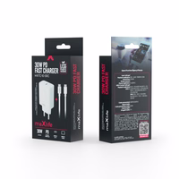Maxlife MXTC-10-30C PD QC lādētājs 1x USB-C 30W balts + USB-C - USB-C kabelis 60W