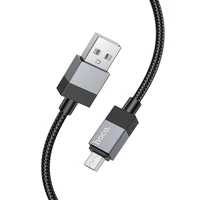 Kabelis USB A uz Micro USB Hoco 2,4A 1 m X110 melns