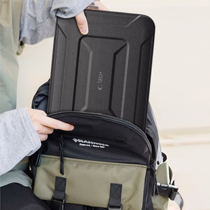 Tech-Protect Ranger-X taktiskais portatīvā datora apvalks 15–16" - melns